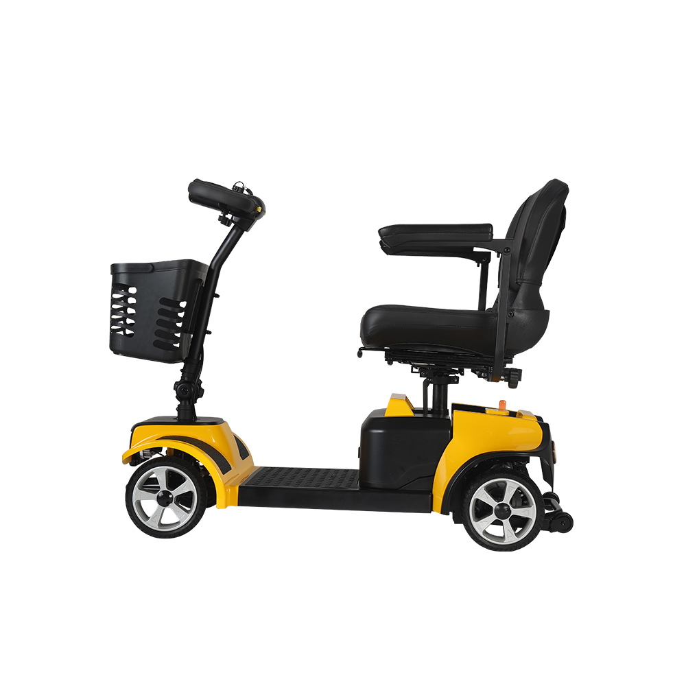 DDF101 Portable lightweight 4 wheel folding electric mobility scooter for adults