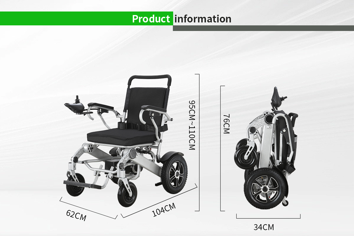 folding electric wheelchair