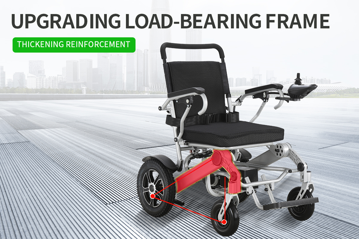 electric folding wheelchair