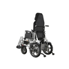 XFGW25-108AB Automatic Recline And Footrest With Remote Controller Steel Electric Wheelchair