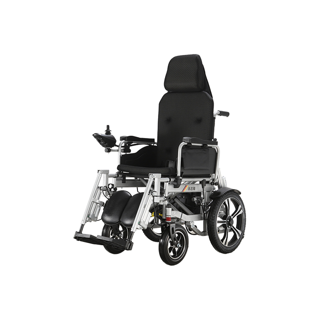 XFGW25-108AB Automatic Recline And Footrest With Remote Controller Steel Electric Wheelchair