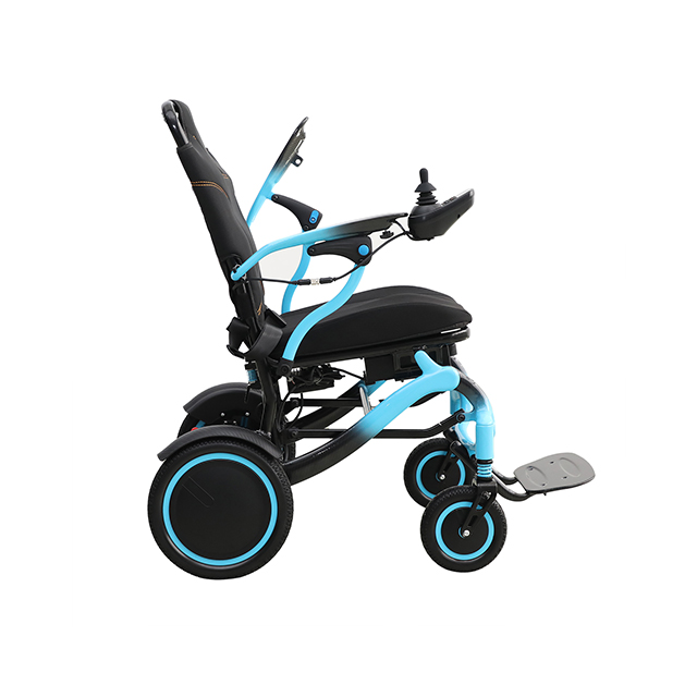 NXN20-226 Carbon Fiber & Aluminum Alloy Portable Colorful Electric Wheelchair