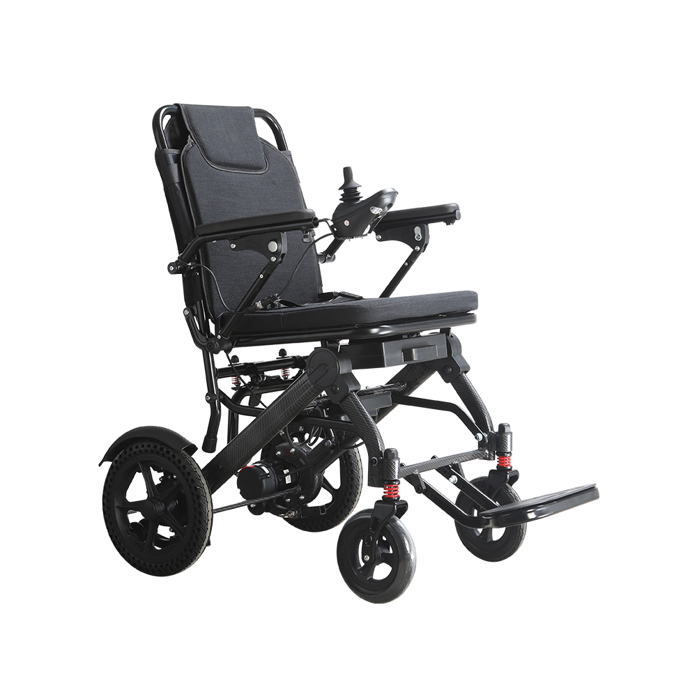 NXN18-208 Carbon Printing Electric Wheelchair For Carers