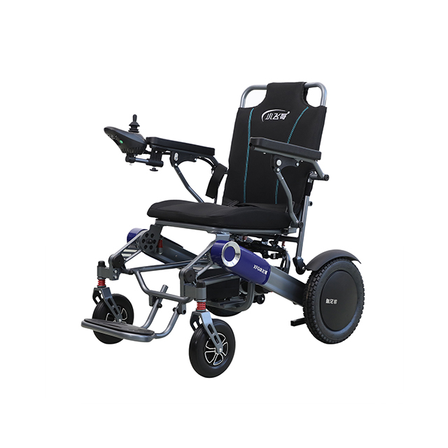 XFGW25-203 Aluminium Alloy Travel Folding Electric Wheelchair For Elderly 