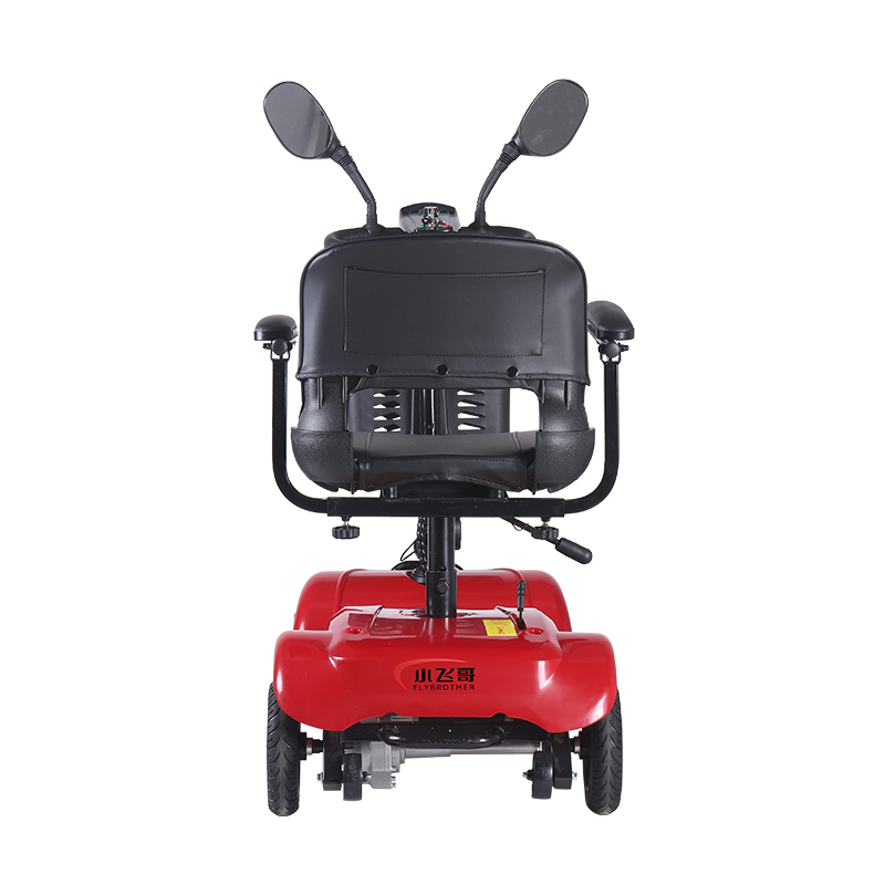 DDF105 4 wheel foldable red electric mobility scooter for adults