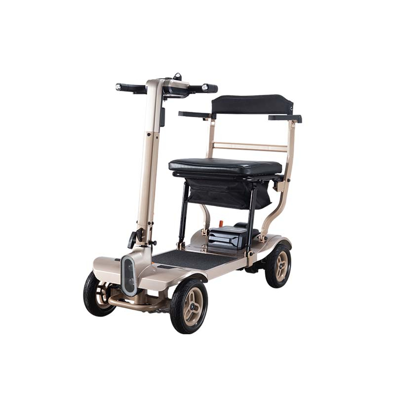 DDF100 4 Wheels Lightweight Folding Electric Mobility Scooter for Elderly 