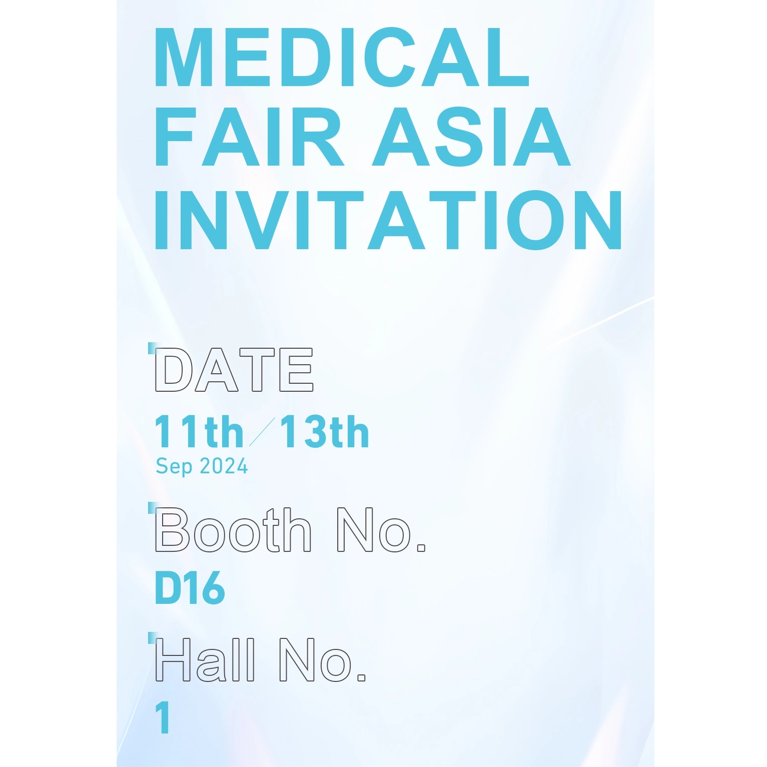 Medical Fair ASIA 2024 - Nysin Medical 