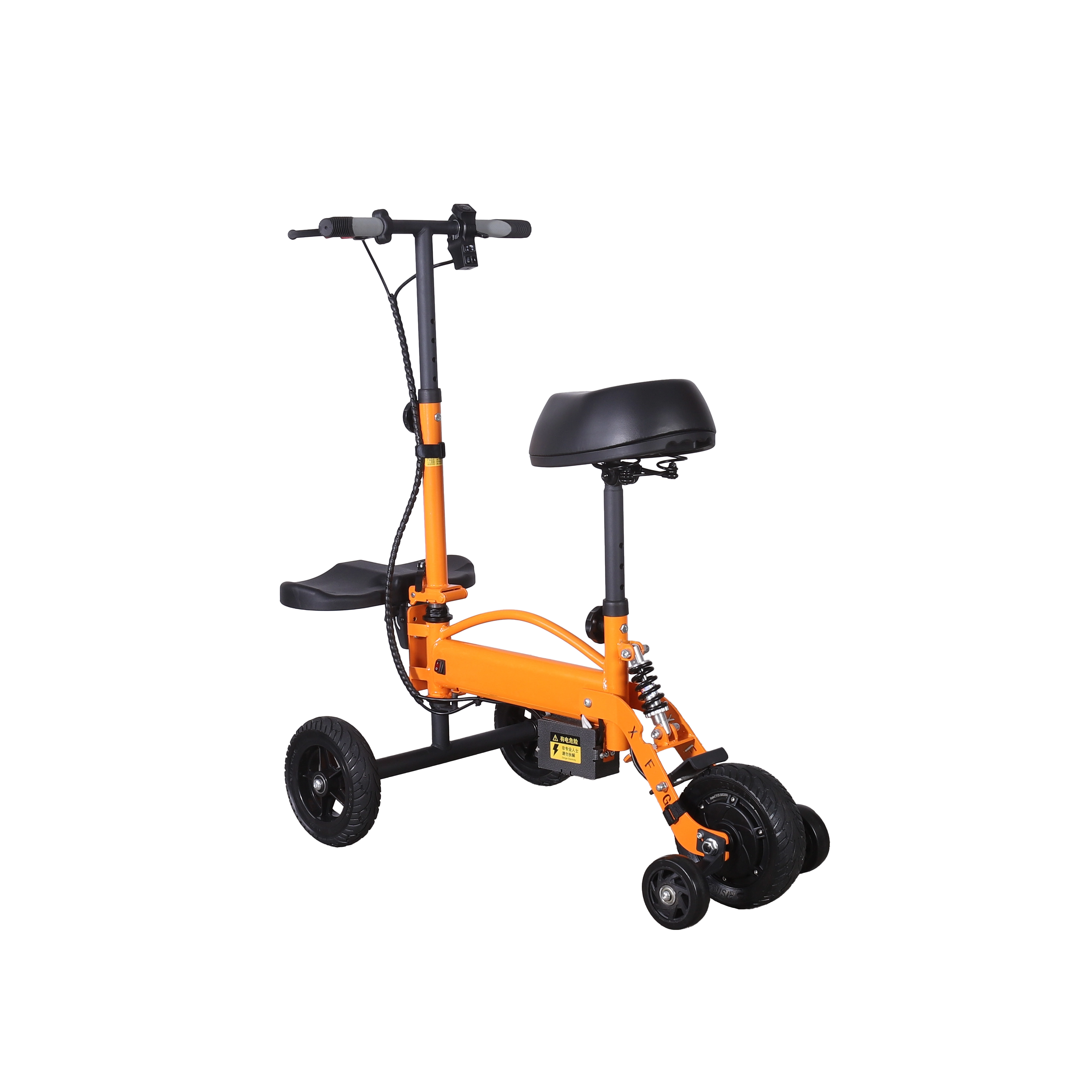 Lightweight Electric Walker Aid for Elderly People