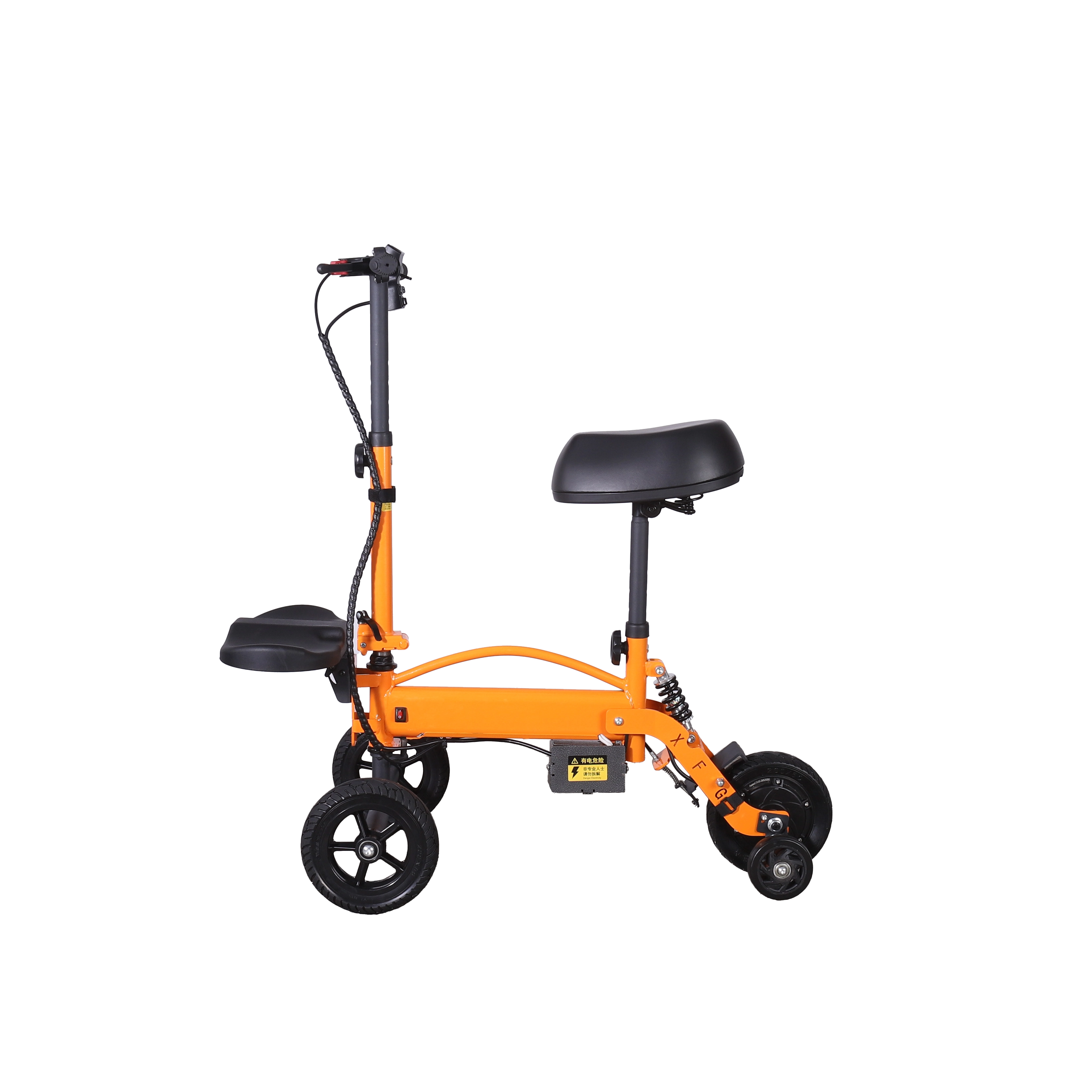 Lightweight Electric Walker Aid for Elderly People